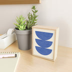 Half Circle 3 - Blue Mini Art Print Gallery Image 2