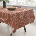 Tropical, Hibiscus, Floral Prints, Boho Wall Art Tablecloth Gallery Image 3