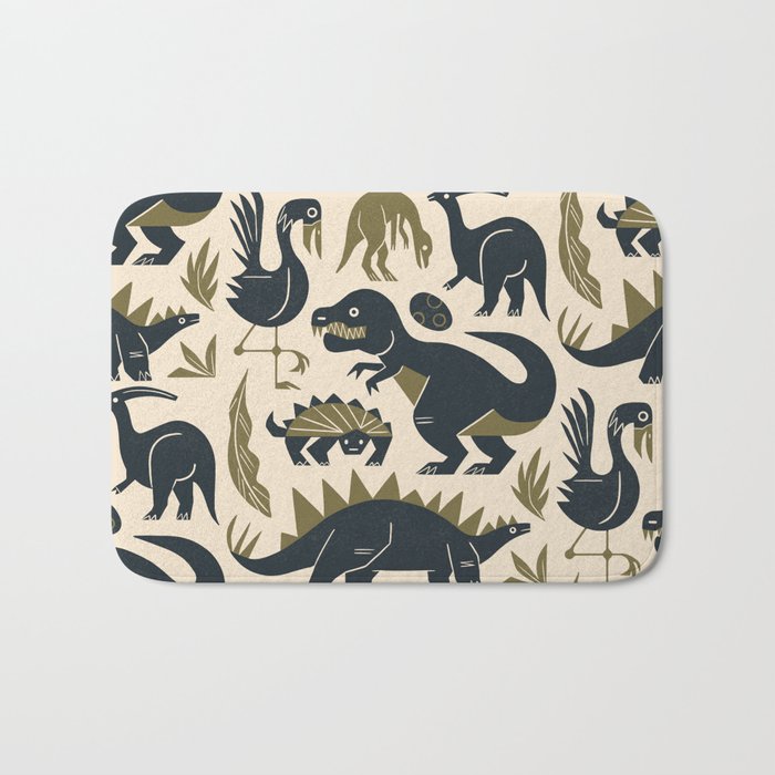 Jurassic Friends Bath Mat Gallery Image 1