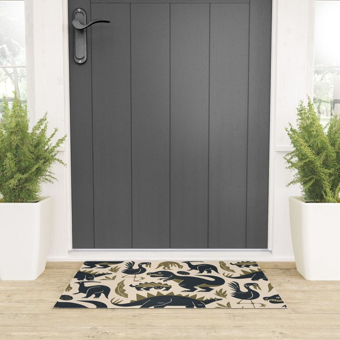 Jurassic Friends Welcome Mat Gallery Image 3