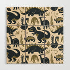 Jurassic Friends Wood Wall Art Gallery Image 1