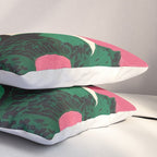 Azalea Blossoms with Jade Leaves Pillow Sham Gallery Image 3