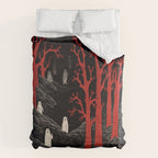 Haunted Ghost Forest  Duvet Cover Gallery Image 6