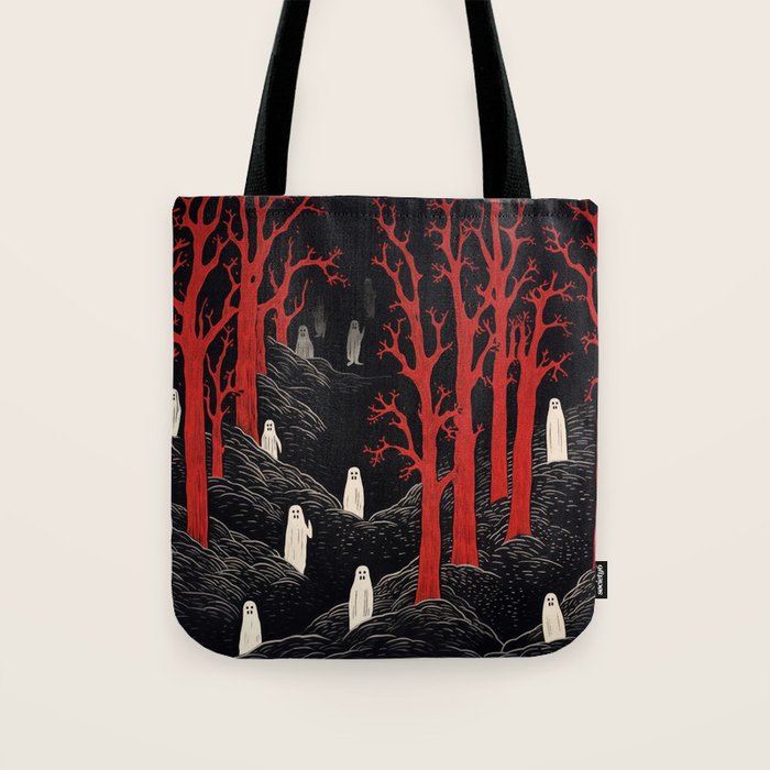Haunted Ghost Forest  Tote Bag Gallery Image 1