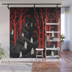 Haunted Ghost Forest  Wall Mural Gallery Image 1