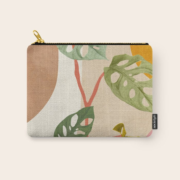 Monstera Obliqua 01 Carry All Pouch Gallery Image 1