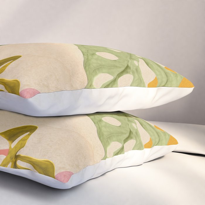 Monstera Obliqua 01 Pillow Sham Gallery Image 3