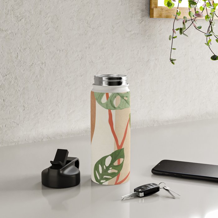 Monstera Obliqua 01 Water Bottle Gallery Image 4
