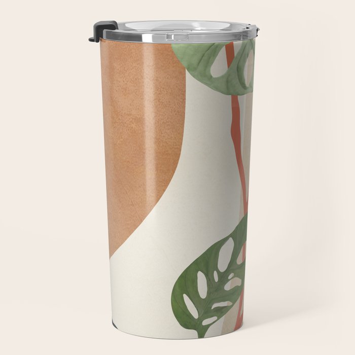 Monstera Obliqua 01 Travel Mug Gallery Image 3
