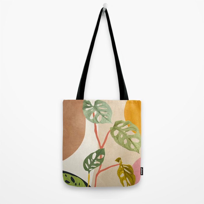Monstera Obliqua 01 Tote Bag Gallery Image 2