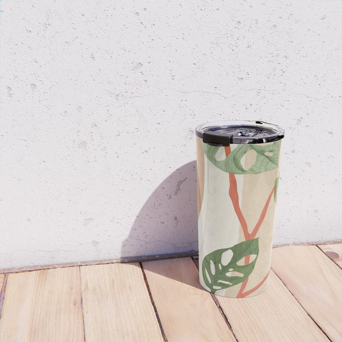Monstera Obliqua 01 Travel Mug Gallery Image 4