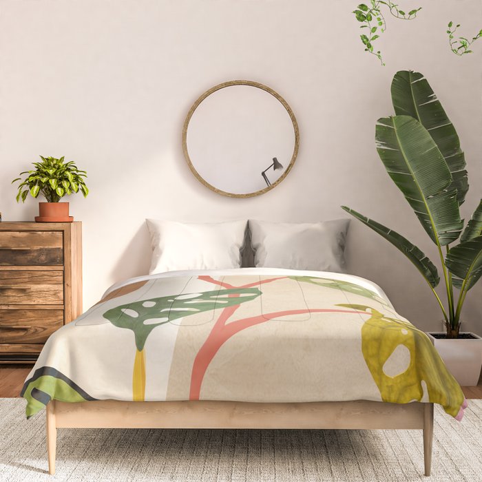 Monstera Obliqua 01 Comforter Gallery Image 3