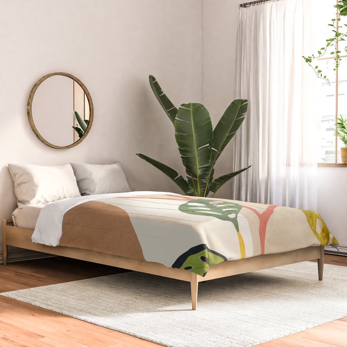 Monstera Obliqua 01 Comforter Gallery Image 2