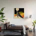 Abstract Whale 2 Wood Wall Art Gallery Image 2
