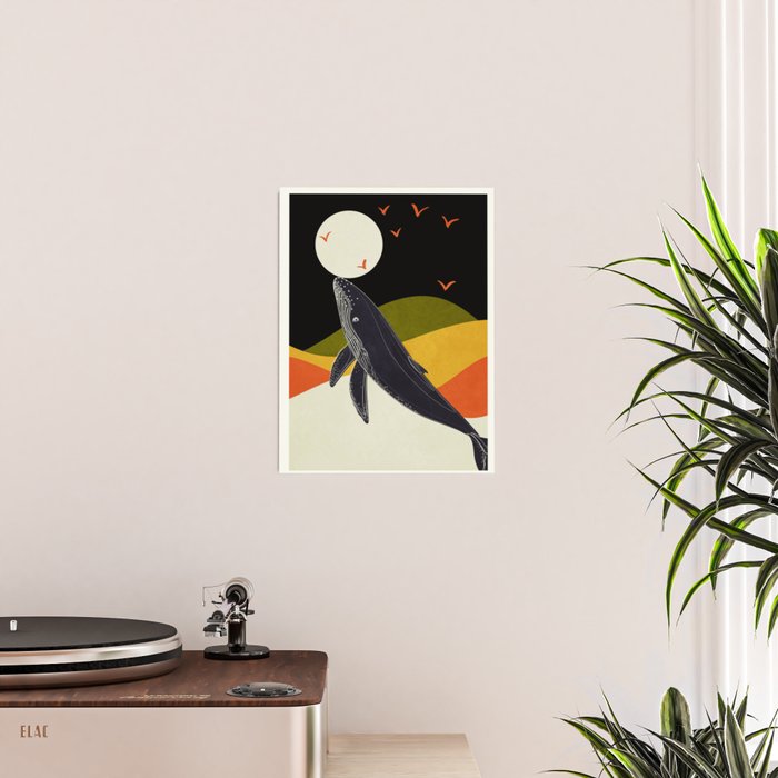 Abstract Whale 2 Poster Gallery Image 2
