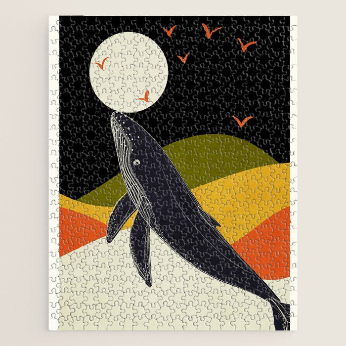 Abstract Whale 2 Jigsaw Puzzle Gallery Image 1
