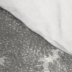 Beaux Arbres (Beautiful Trees), Warm Gray on Vanilla Snow Comforter Gallery Image 4