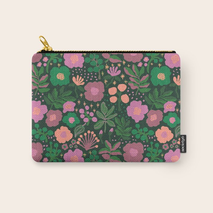 Pink blooming Carry All Pouch Gallery Image 1