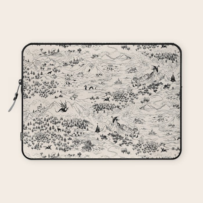 Dragons of the Magic Land Laptop Sleeve Gallery Image 1