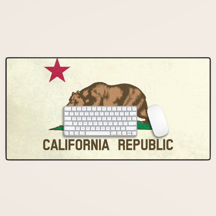 California Republic Flag Desk Mat Gallery Image 1