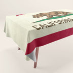 California Republic Flag Tablecloth Gallery Image 1