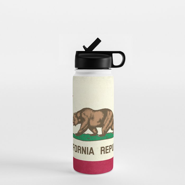 California Republic Flag Water Bottle Gallery Image 1