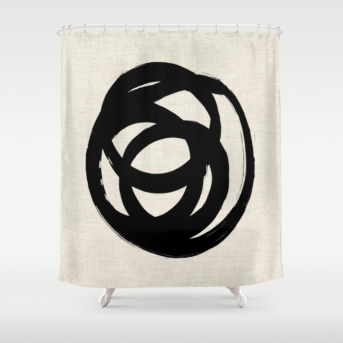 Ink Eye Shower Curtain Gallery Image 1