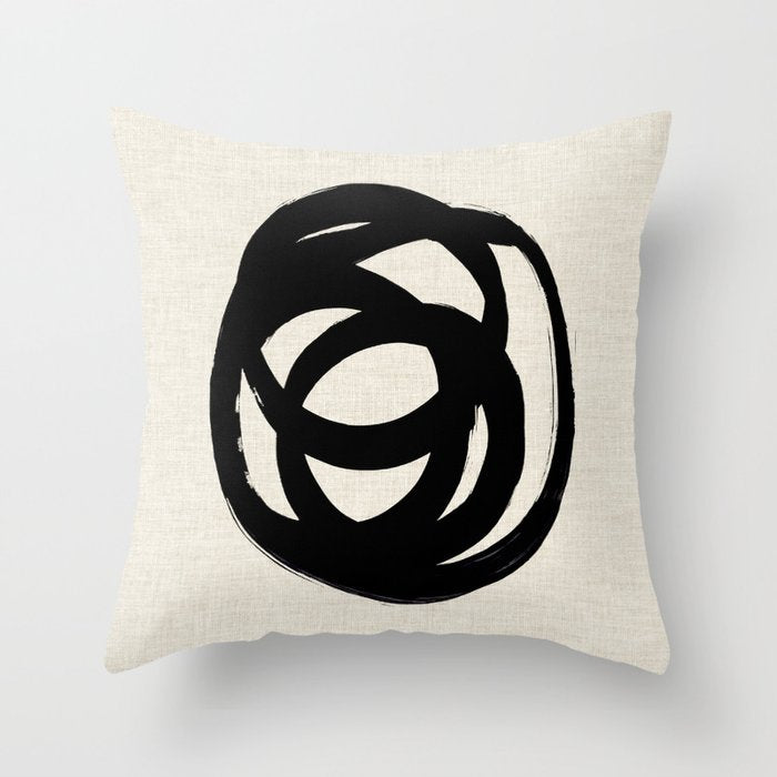 Ink Eye Throw Pillow Gallery Image 6