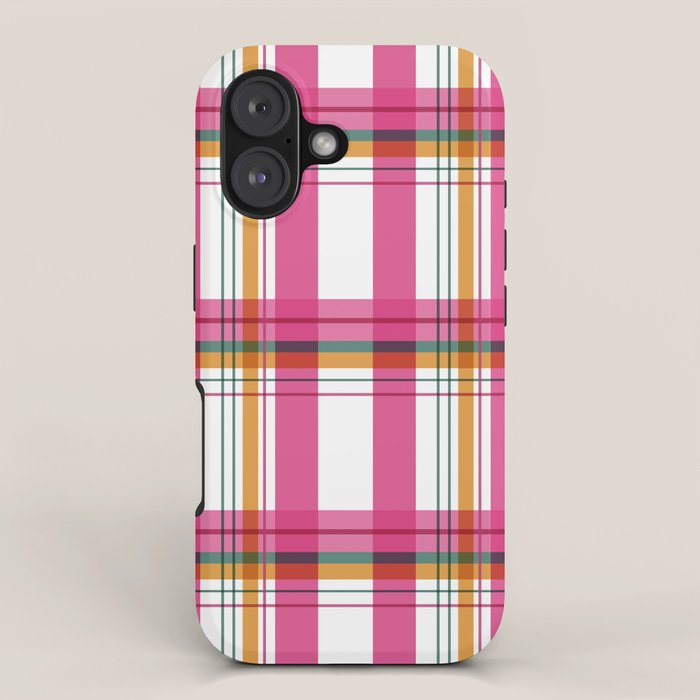 Cheerful Checkered Pattern iPhone Case Gallery Image 1