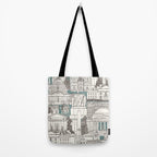 Washington DC toile juniper Tote Bag Gallery Image 2