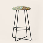 Magical Antique World Map  Stool Gallery Image 1