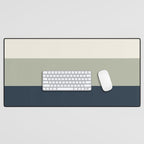 Sage Navy Desk Mat Gallery Image 1