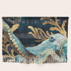 Indigo Octopus Wall Hanging Gallery Image 1