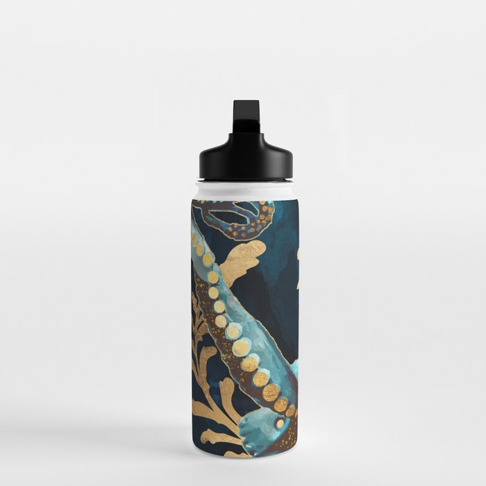 Indigo Octopus Water Bottle Gallery Image 3