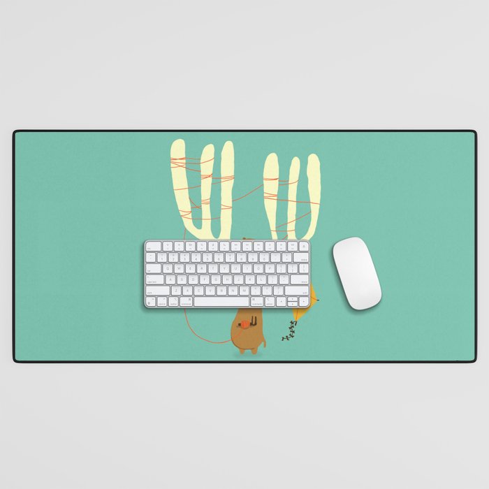 A moose ing Desk Mat Gallery Image 1