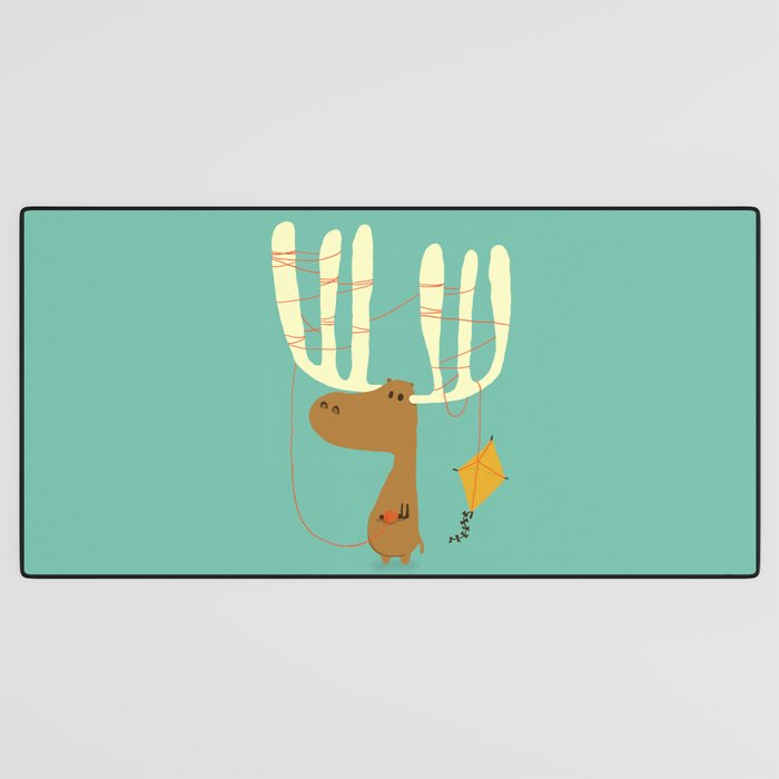 A moose ing Desk Mat Gallery Image 3