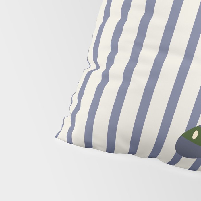 Christmas Stocking Blue Pillow Sham Gallery Image 4