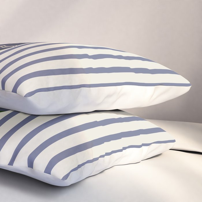Christmas Stocking Blue Pillow Sham Gallery Image 3