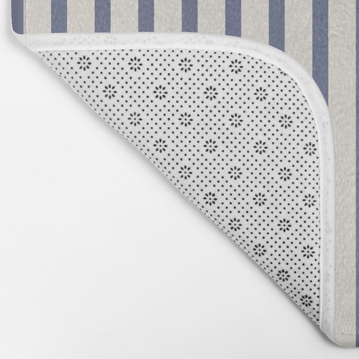 Christmas Stocking Blue Bath Mat Gallery Image 2