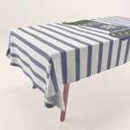 Christmas Stocking Blue Tablecloth Gallery Image 1