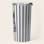 Christmas Stocking Blue Travel Mug Gallery Image 2