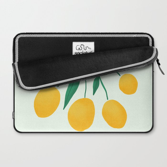 Lemons Branches Laptop Sleeve Gallery Image 2