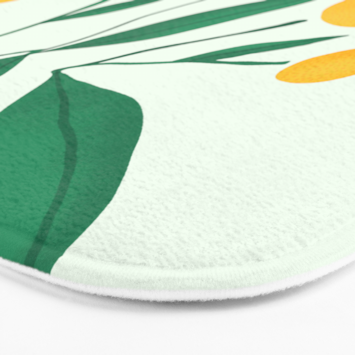 Lemons Branches Bath Mat Gallery Image 3