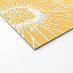 Yellow Sunflowers Line Art Welcome Mat Gallery Image 2