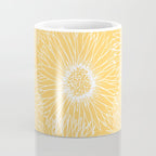 Yellow Sunflowers Line Art Coffee Mug Gallery Image 4