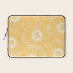 Yellow Sunflowers Line Art Laptop Sleeve Gallery Image 1