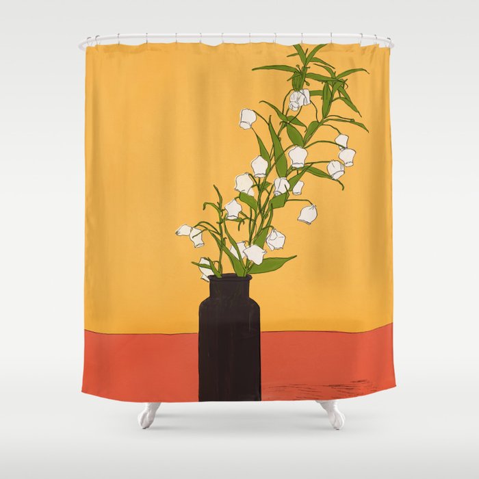 Branch Gift Sunset Shower Curtain Gallery Image 1