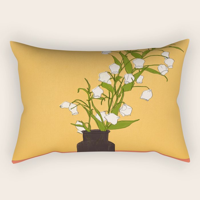 Branch Gift Sunset Rectangular Pillow Gallery Image 1