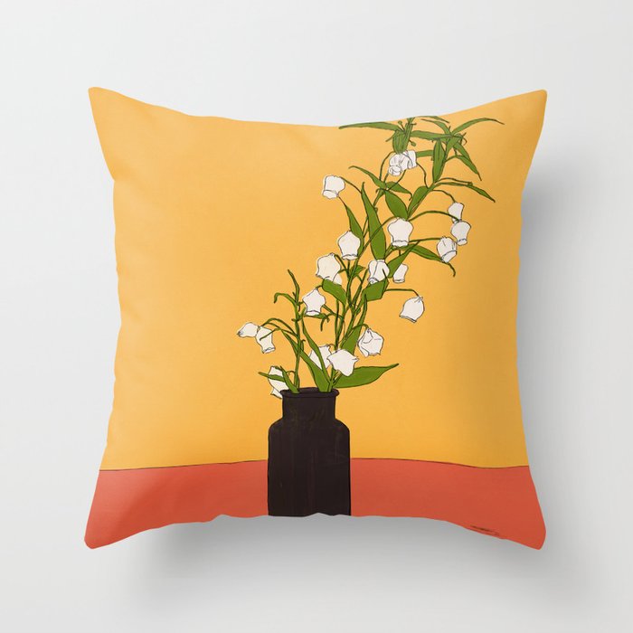 Branch Gift Sunset Throw Pillow Gallery Image 6