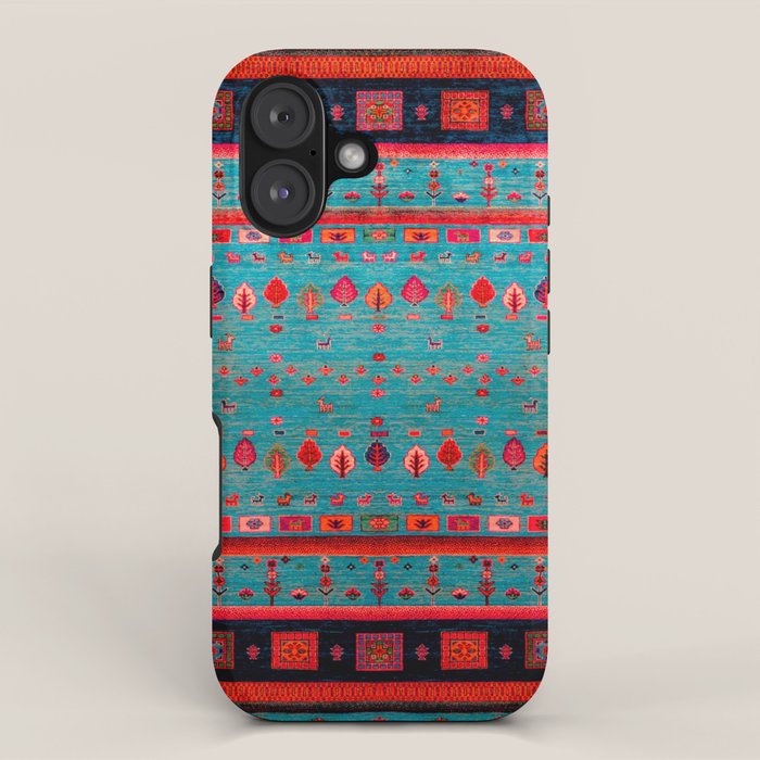 Traditional Berber Bohemian Moroccan Handmade Fabric Style Fall Autumn Color Inspiration iPhone Case Gallery Image 1
